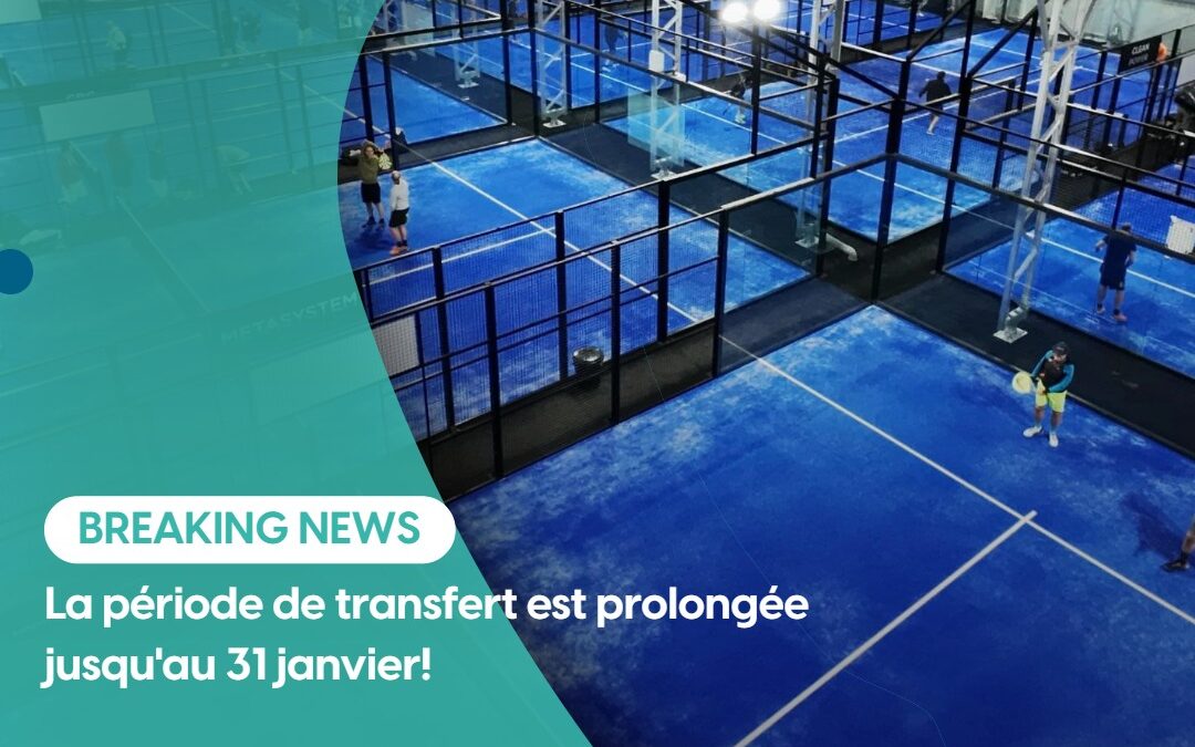 Période de transfert prolongée jusqu’au 31 janvier